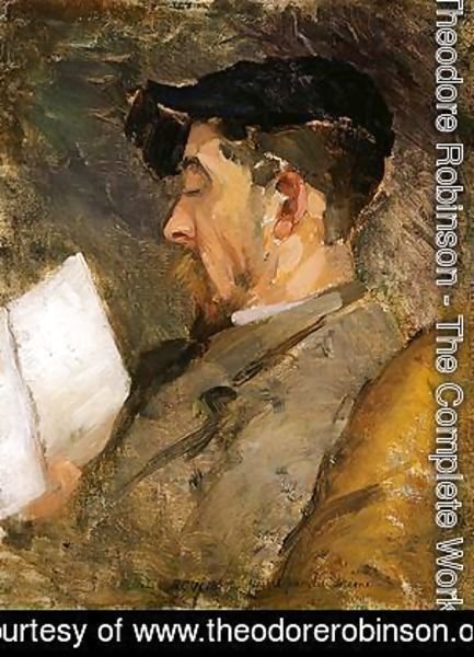 Theodore Robinson - Self-Portrait (c. 1884-1887)