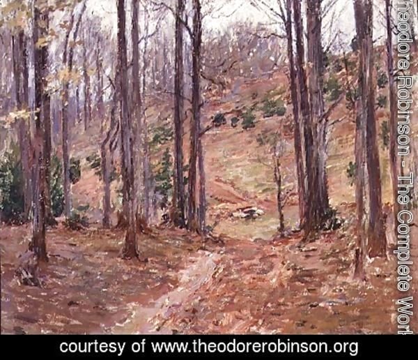 Theodore Robinson - Virginia Woods, 1893