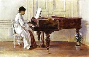 Theodore Robinson - At the Piano, 1887