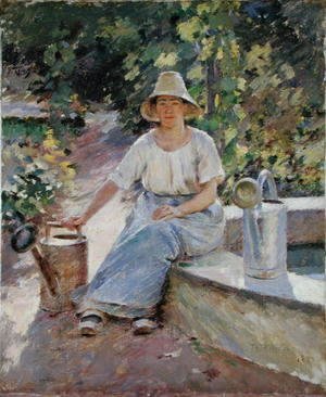 Theodore Robinson - The Watering Pots, 1890