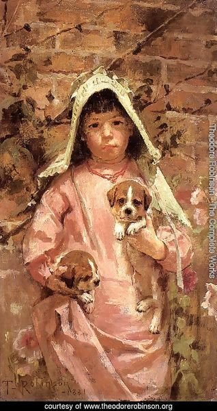 Girl with Puppies, 1881
