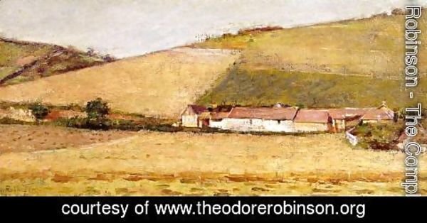 Theodore Robinson - Farm Among Hills