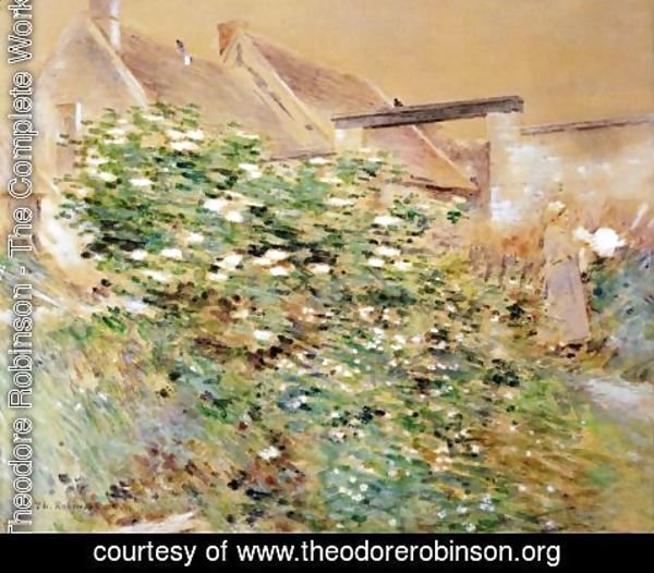 Theodore Robinson - Normandy Farm, A Characteristic Bit, Givernyy
