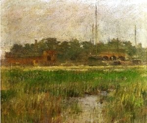 Theodore Robinson - Creek at Low Tide