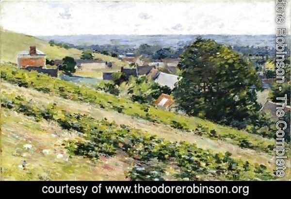 Theodore Robinson - From the Hill, Giverny