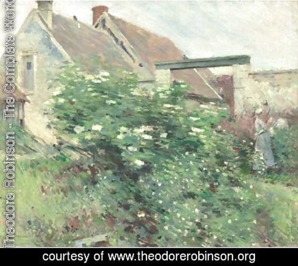 Theodore Robinson - Garden At Giverny