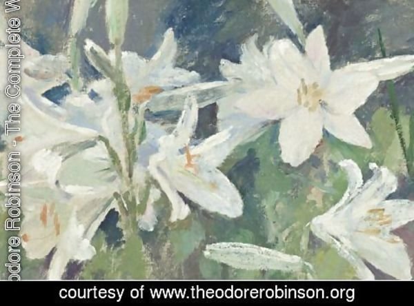 Theodore Robinson - White Lillies