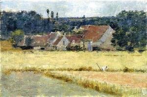 Theodore Robinson - French Farmhouse