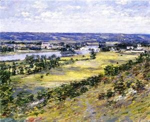 Theodore Robinson - Valley Of The Seine From Giverny Heights