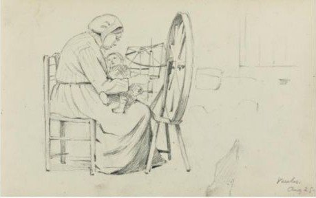 Sketch Mother and child