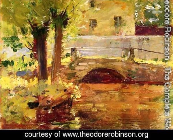 Theodore Robinson - The Bridge at Giverny, 1891