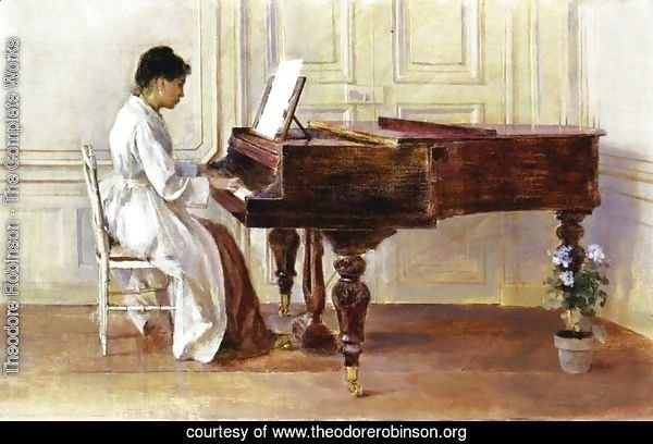 At the Piano, 1887
