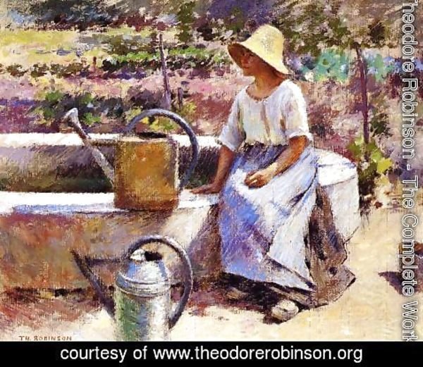 Theodore Robinson - The Watering Pots