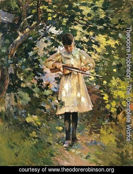Theodore Robinson - The Young Violinist