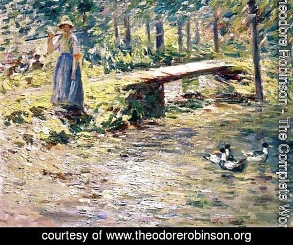 Theodore Robinson - By the Brook