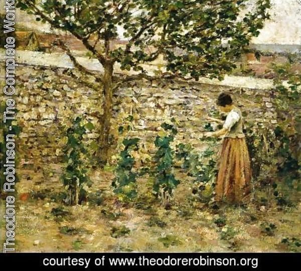 Theodore Robinson - In the Garden II
