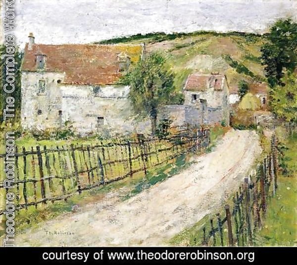 Theodore Robinson - The Old Mills of Brookville