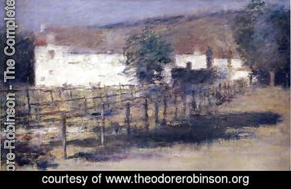 Theodore Robinson - Moonlight, Giverny