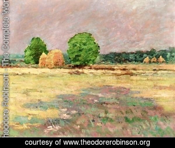 Theodore Robinson - Grain Field, N. J.