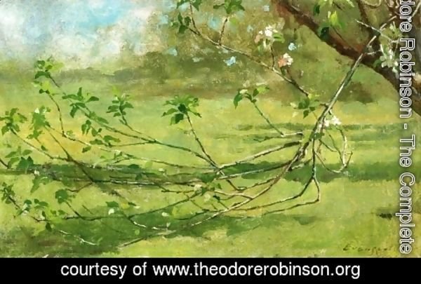 Theodore Robinson - Apple Blossoms