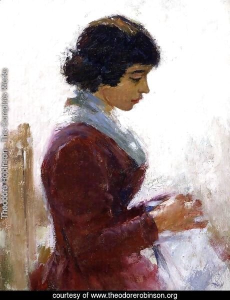 Girl in Red, Sewing