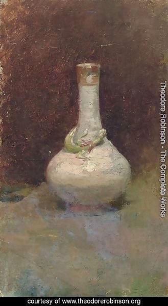 A Vase with a Lizard and Other Oil Sketches Twenty Five Works