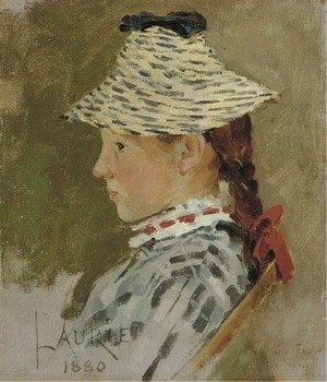 Theodore Robinson - Portrait of Laurie