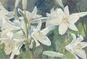 Theodore Robinson - White Lillies