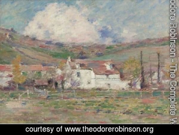 Theodore Robinson - The Little Mill, Autumn