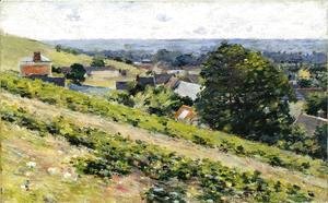 Theodore Robinson - From The Hill  Giverny