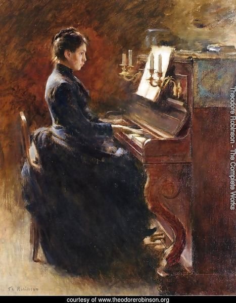 Girl At Piano