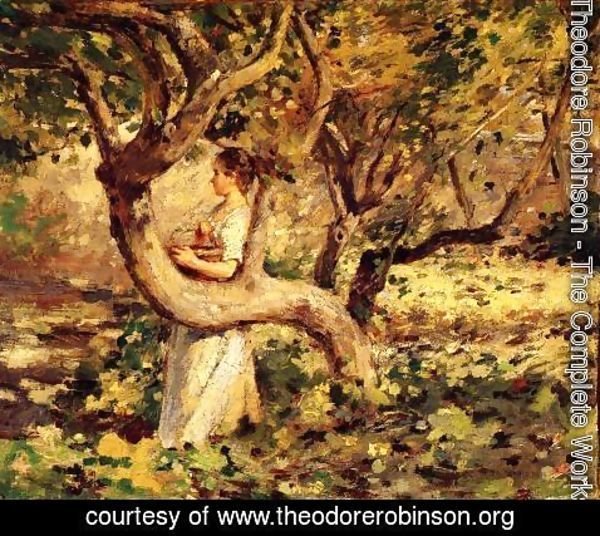 Theodore Robinson - In The Garden