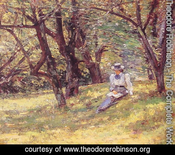 Theodore Robinson - In The Orchard