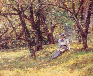 Theodore Robinson - In The Orchard