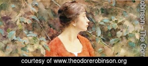 Theodore Robinson - Lady In Red