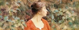 Theodore Robinson - Lady In Red