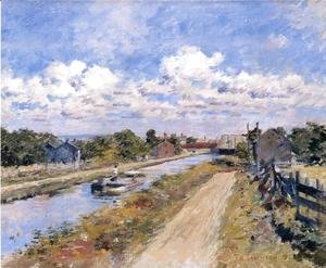 Theodore Robinson - On The Canal (of Port Ben Series)