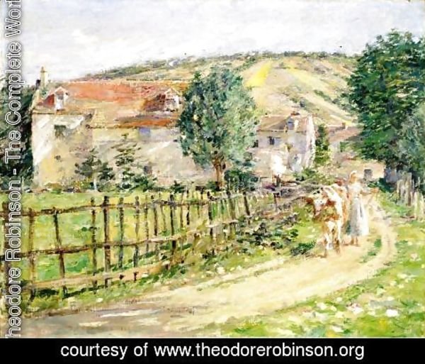 Theodore Robinson - Road By The Mill
