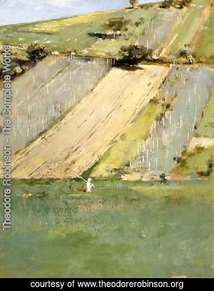 Theodore Robinson - Valley Of The Seine  Giverny